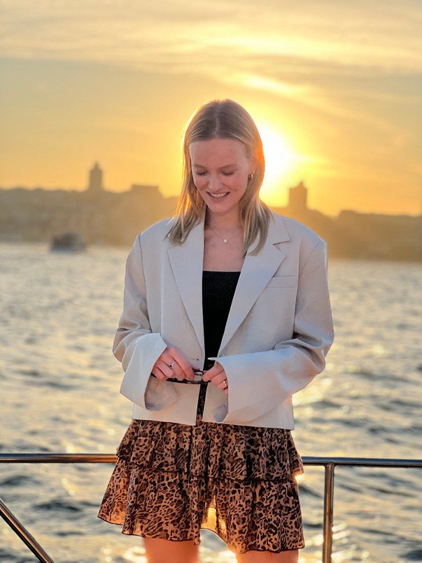 Sunset on deck