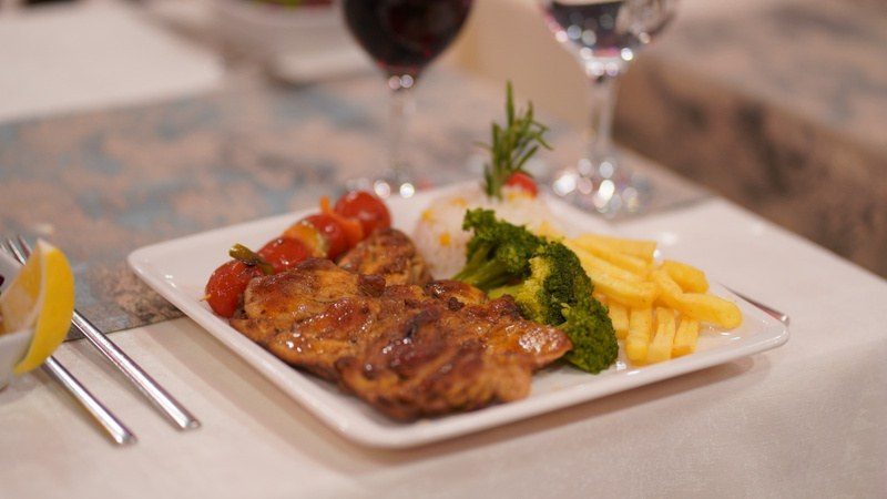Fresh meals on board